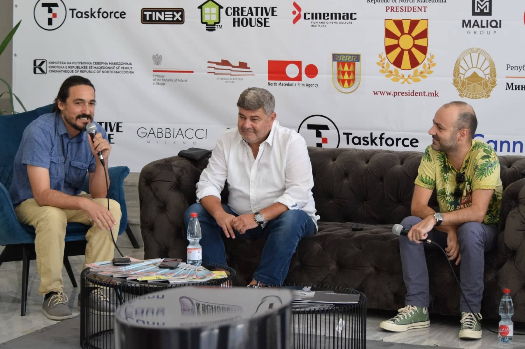 Даријан Пејовски и Дејан Димески по проекцијата на „Мими“ на „Браќа Манаки“: Со филмот му дадовме нова димензија на Скопје